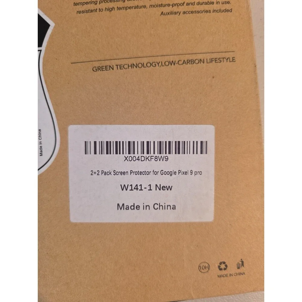 2-Pack For Google Pixel 9 Pro Tempered Glass Screen Protector